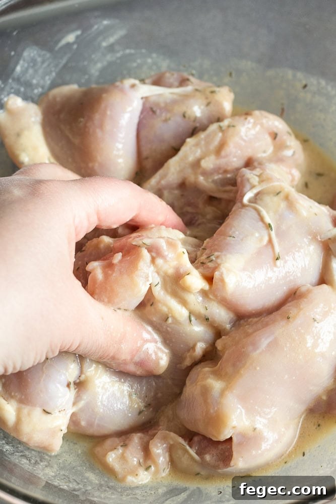 marinating chicken thighs