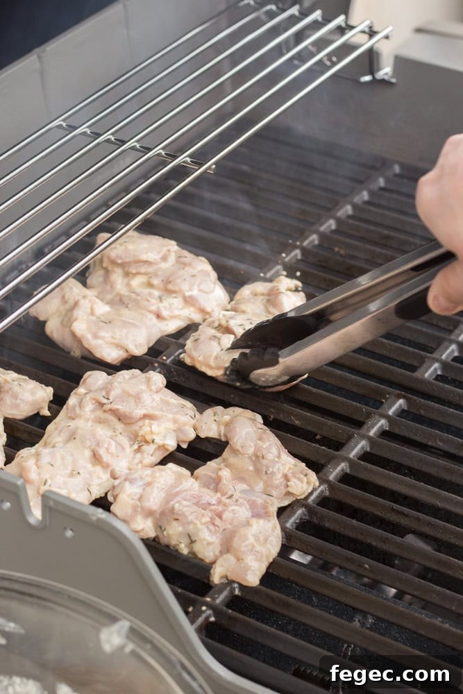 grilling dijon chicken thighs