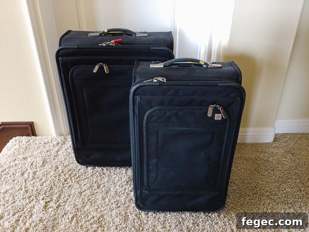 well traveled luggage