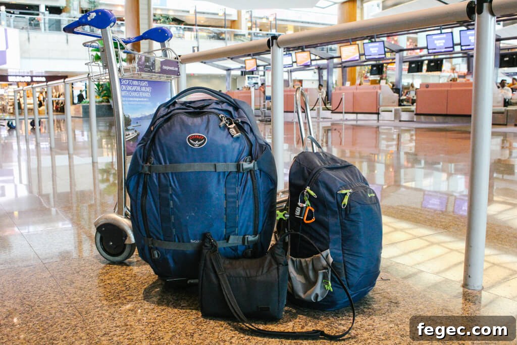 airport travel gear