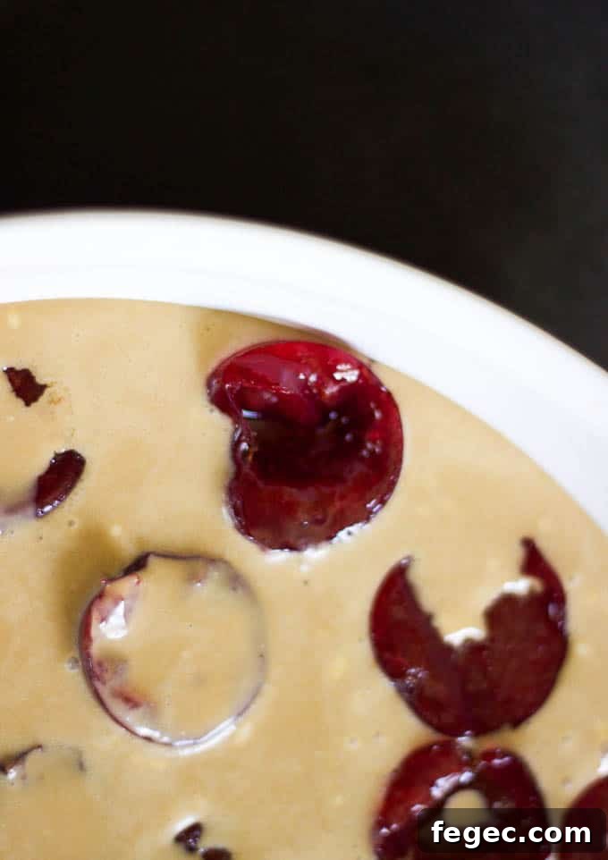 Easy plum clafoutis {gluten-free + refined sugar-free} | saltedplains.com