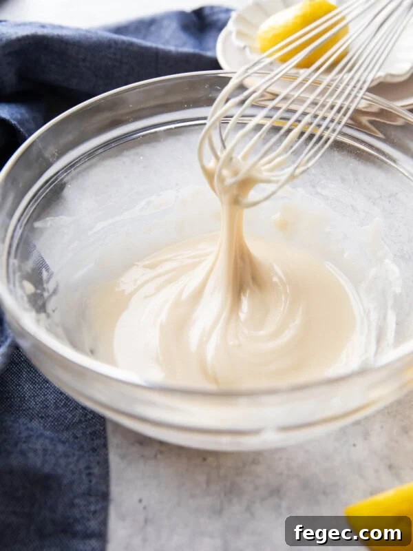 Showing the rich texture of this sweet and citrusy topping for muffins, bread, and desserts
